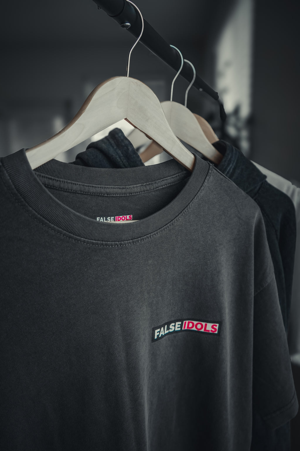 Oversized Mineral Black T-Shirt