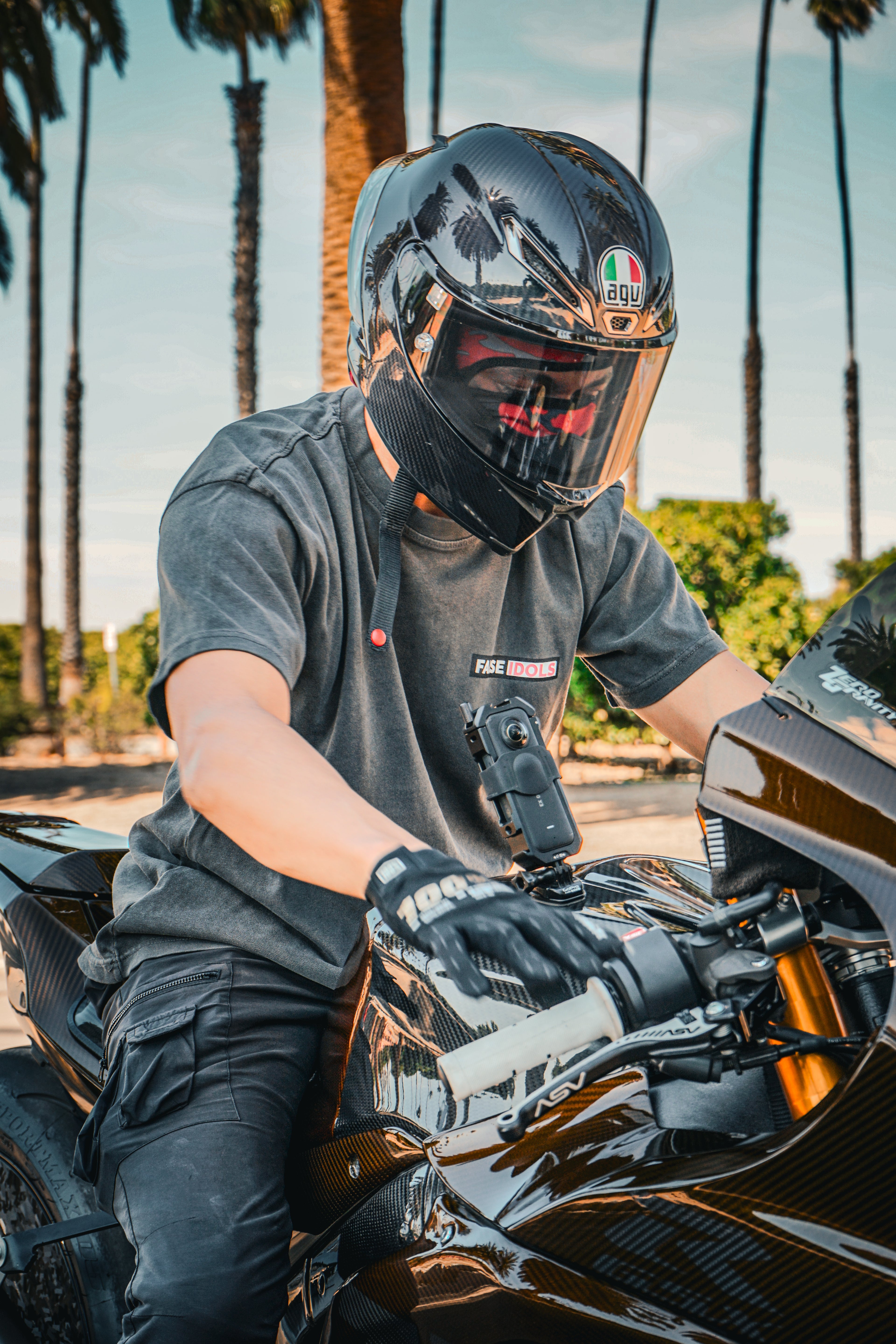 Oversized Mineral Black T-shirt