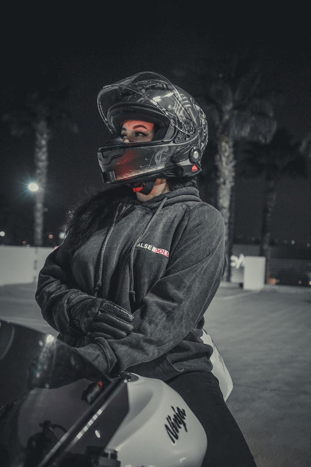 Vintage Black Hoodie