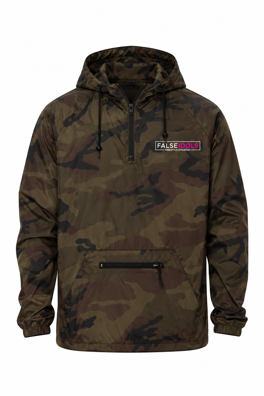 Camo windbreaker